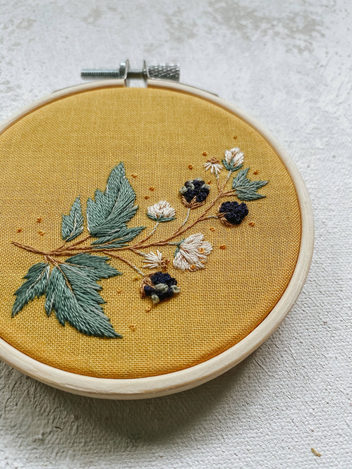 Mini Embroidery - Blackberry Kit