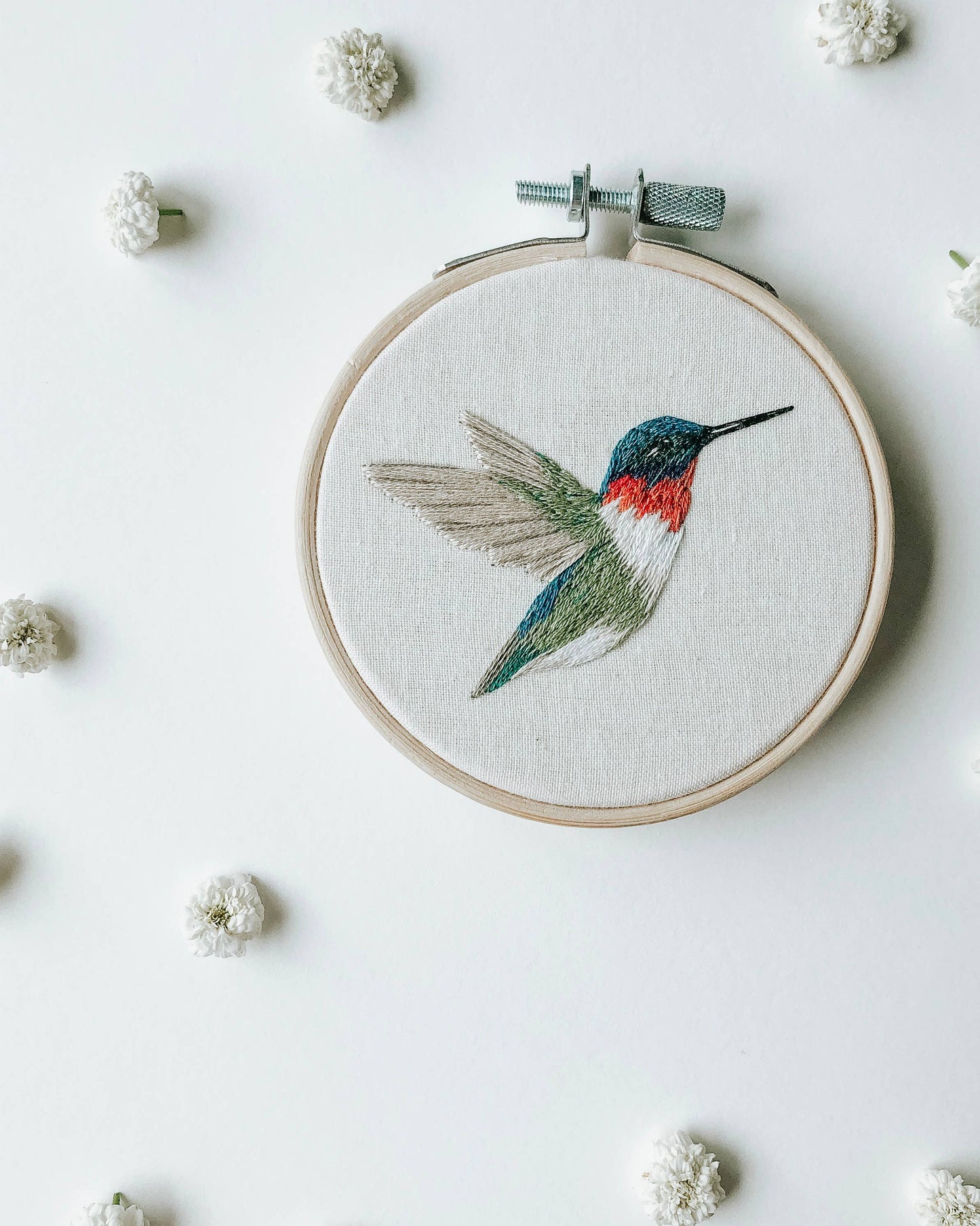 Mini Embroidery - Hummingbird Kit