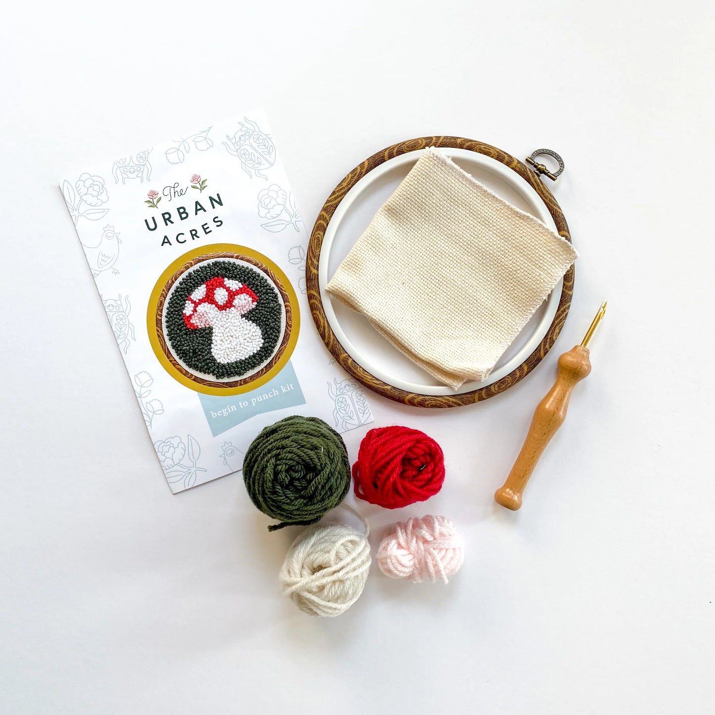 Punch Needle - Mushroom Kit