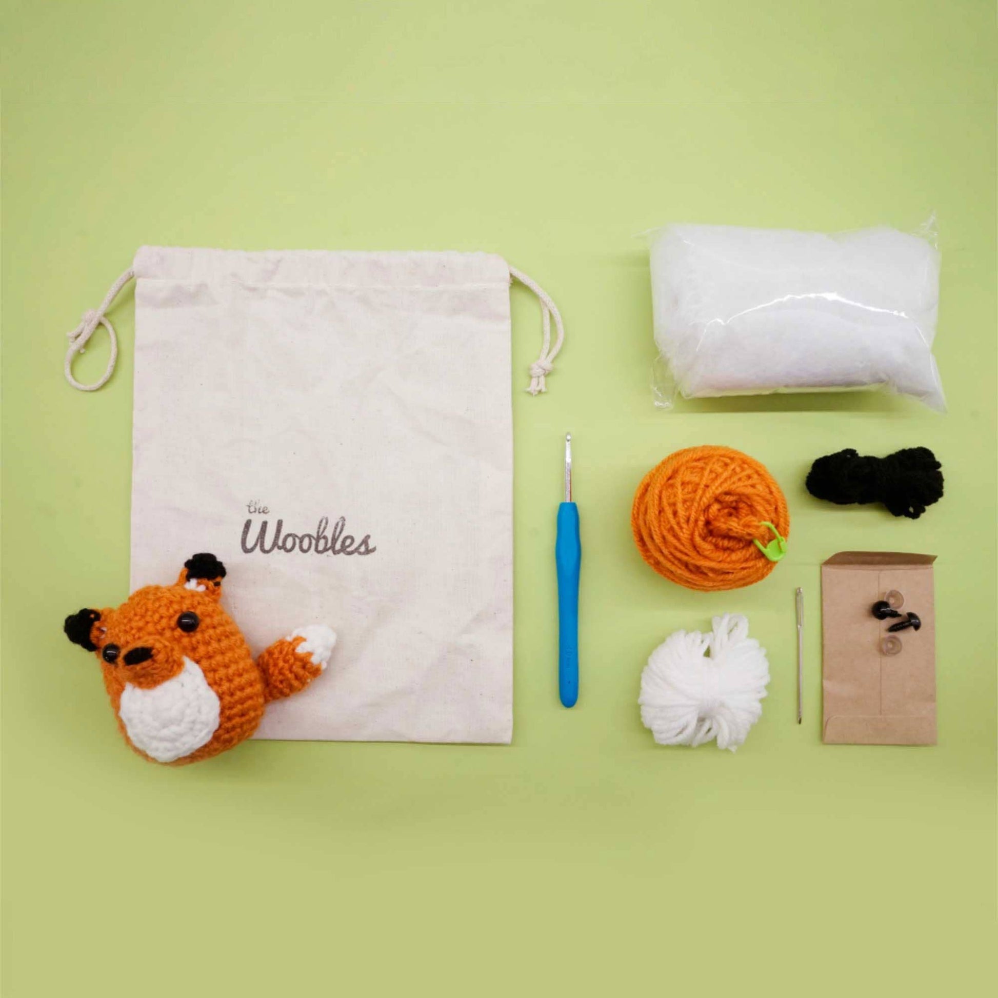 The Woobles Crochet Kit - Felix the Fox